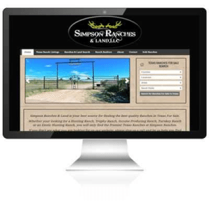 Simpson Ranch-Real Estate Website Design with IDX Support