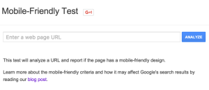 Google Mobile-Friendly Test