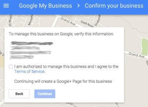 Confirm Your Business