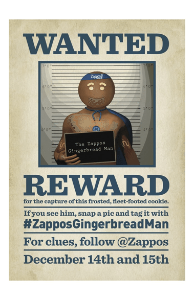 Zappos Wanted Poster