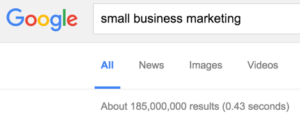 Small Business Marketing Search Results