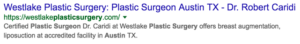 Plastic Surgery Google Results1