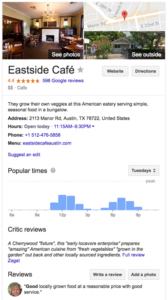 Austin Cafe GMB Page